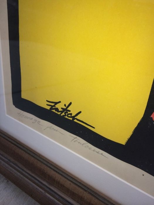 Gaslamp Quarter Groundbreaking Lithograph - Homage to Toulouse-Lautrec [Photo 5]