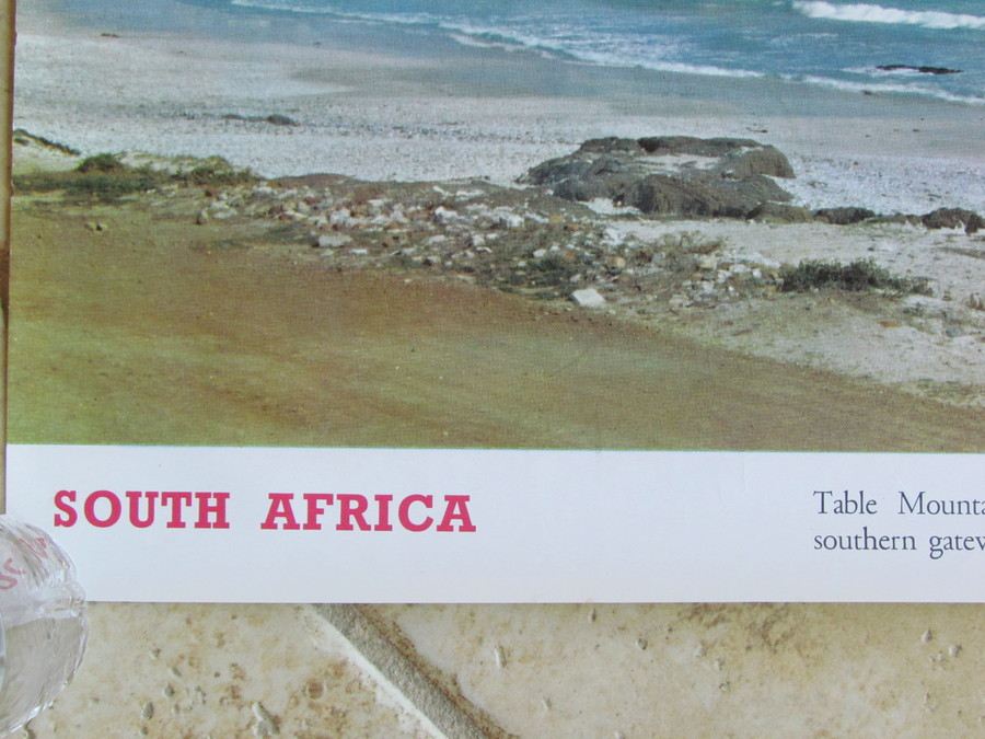 Original Vintage South Africa Travel Poster [Photo 3]