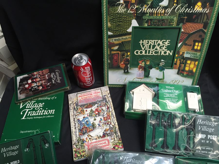 Huge Lot Of Department 56 Heritage Village Street Lights [Photo 3]