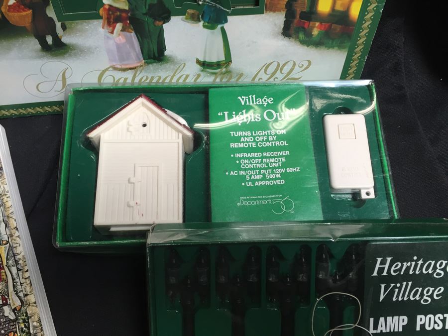 Huge Lot Of Department 56 Heritage Village Street Lights [Photo 4]