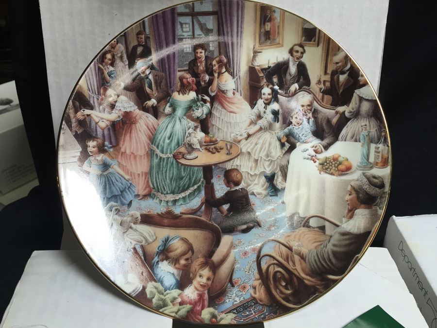 (4) A Christmas Carol Collector's Plates Limited Edition 1-4 Department 56 [Photo 14]
