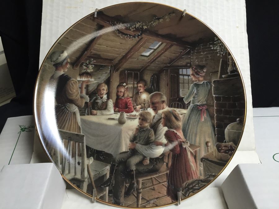 (4) A Christmas Carol Collector's Plates Limited Edition 1-4 Department 56 [Photo 10]