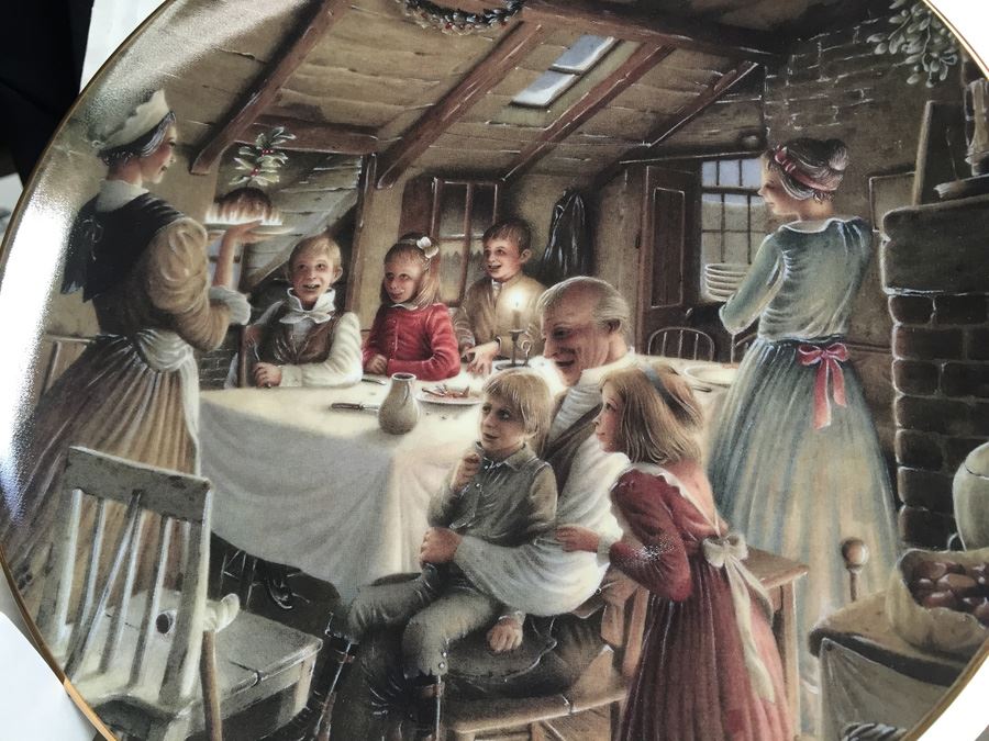 (4) A Christmas Carol Collector's Plates Limited Edition 1-4 Department 56 [Photo 11]