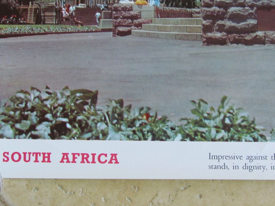 Original Vintage South Africa Travel Poster [Photo 3]