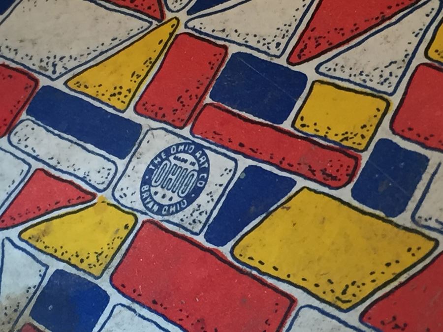 The Ohio Art Co Wind Up Tin Litho Ferris Wheel WORKING 'The Giant Ride' Estimate $75-$150 [Photo 12]