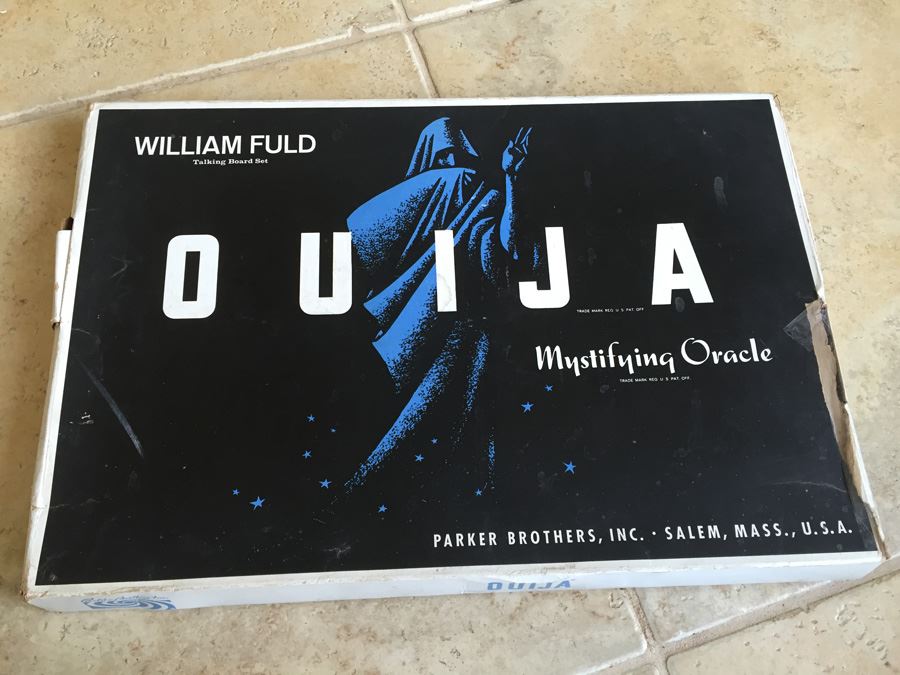 William Fuld Ouija Board Parker Brothers Salem MA