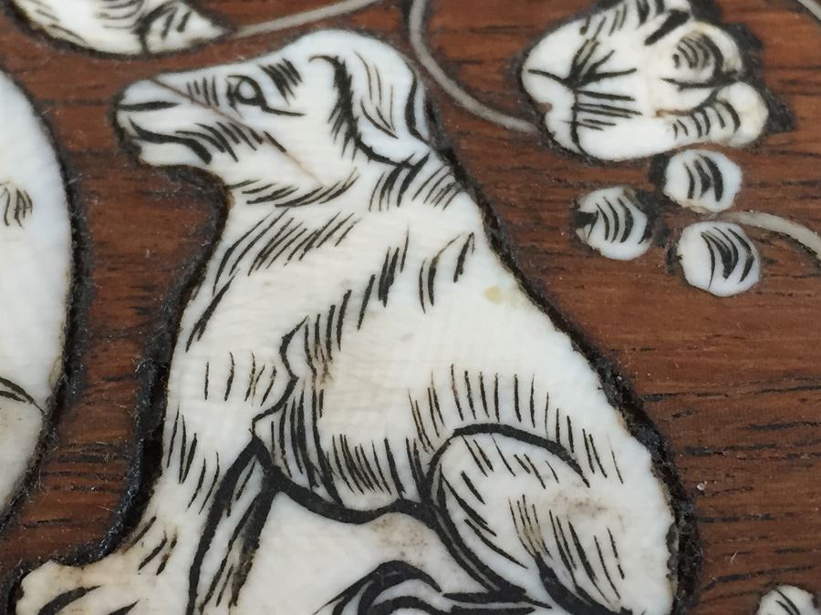 Vintage Wooden Box With Detailed Inlay Work [Photo 4]