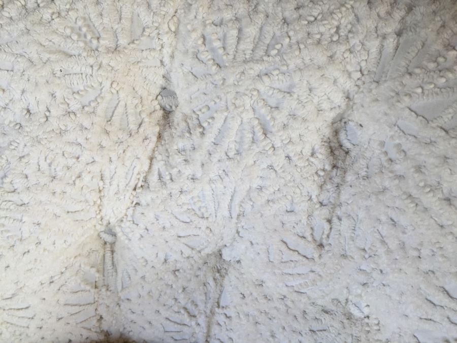 Vintage Arm Chair Upholstered With A Vintage Chenille Bedspread - Comes With 3 Pillows [Photo 5]