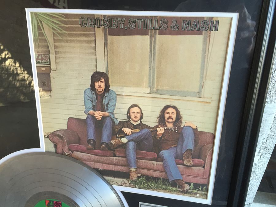 Crosby, Stills, & Nash Framed Decorative Record - Note That This Is Not A Real Record [Photo 5]
