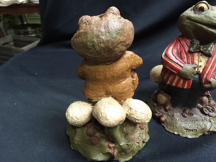 (3) Tom Clark The Wind In The Willows - Frog With Red And White Stripes Is Hand Signed By Artist [Photo 6]