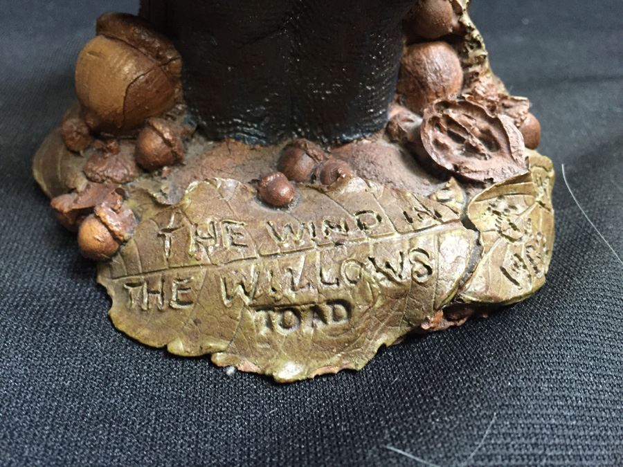 (3) Tom Clark The Wind In The Willows - Frog With Red And White Stripes Is Hand Signed By Artist [Photo 9]