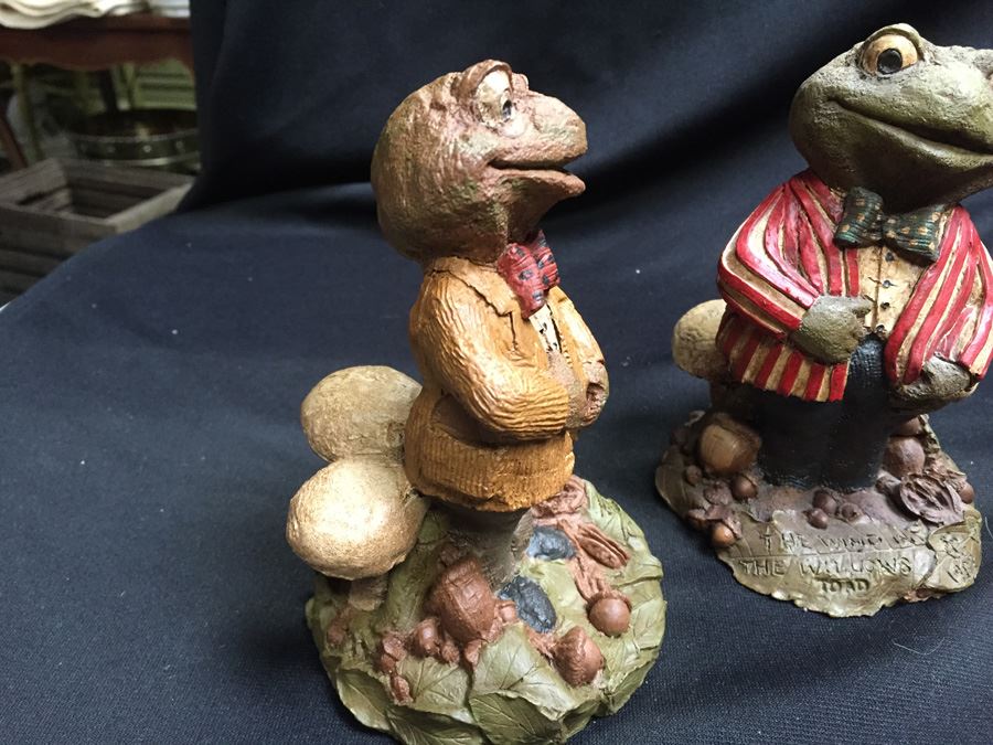 (3) Tom Clark The Wind In The Willows - Frog With Red And White Stripes Is Hand Signed By Artist [Photo 7]