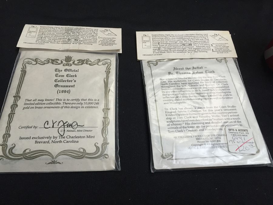 (2) Tom Clark Collector's Ornaments [Photo 3]