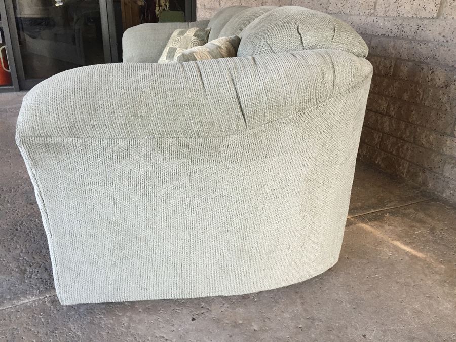 Nice Beige Sofa With Two Pillows [Photo 4]