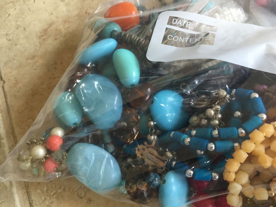 Jewelry Lot #1 - Assorted Jewelry In Large Bag [Photo 9]