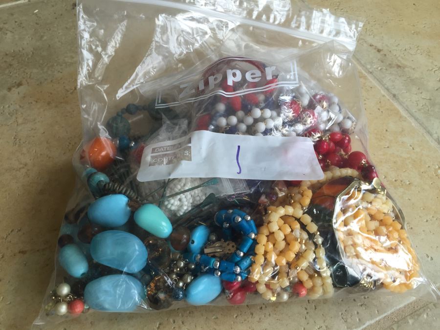 Jewelry Lot #1 - Assorted Jewelry In Large Bag