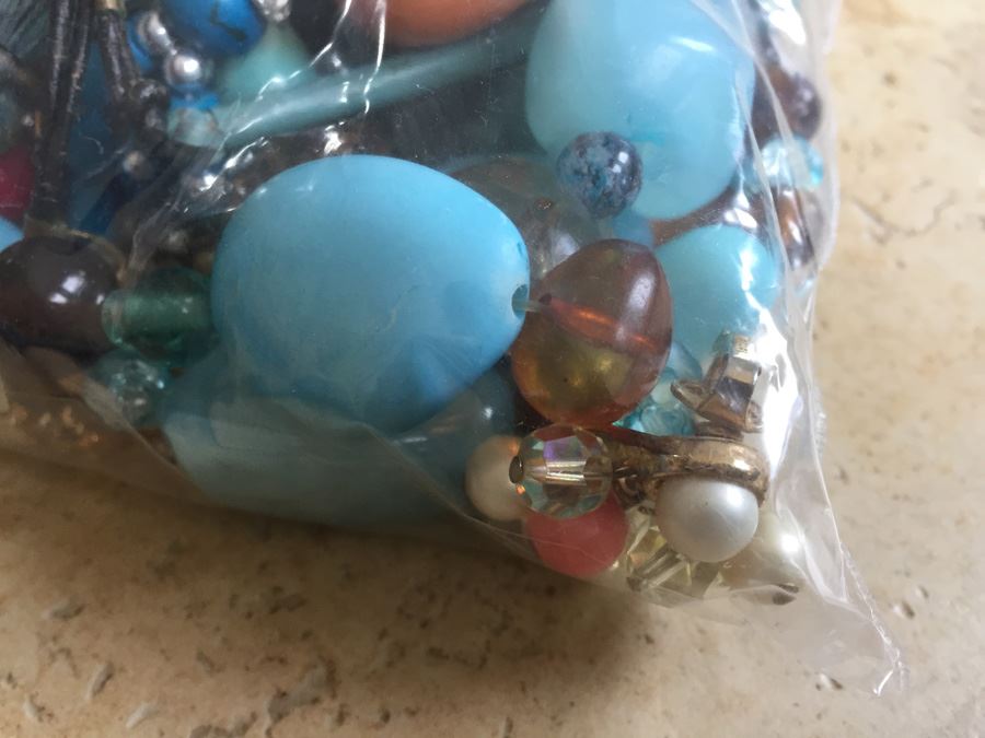 Jewelry Lot #1 - Assorted Jewelry In Large Bag [Photo 3]