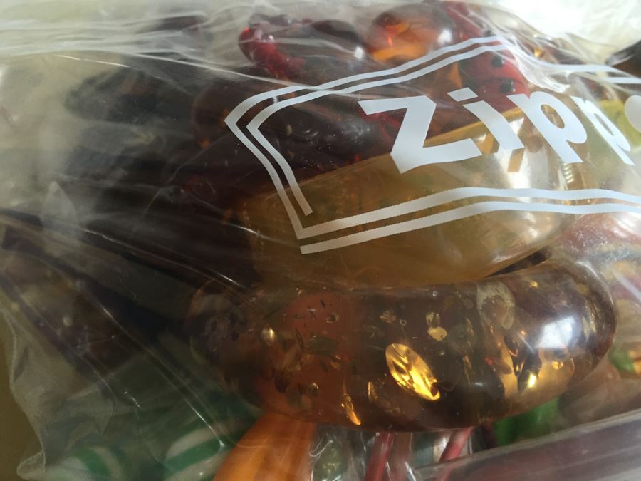 Jewelry Lot #5 - Assorted Jewelry In Large Bag [Photo 2]