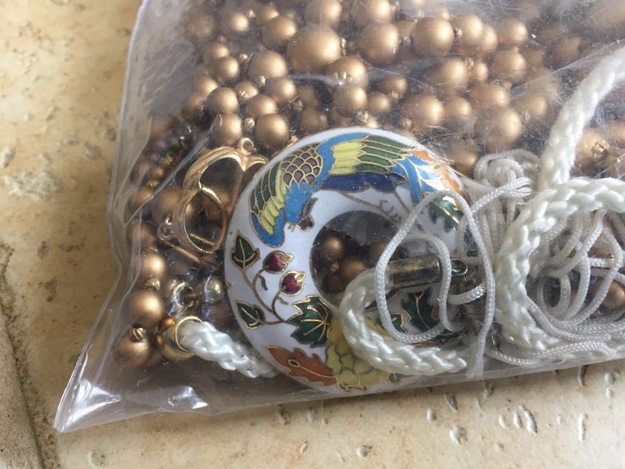 Jewelry Lot #6 - Assorted Jewelry In Large Bag [Photo 2]