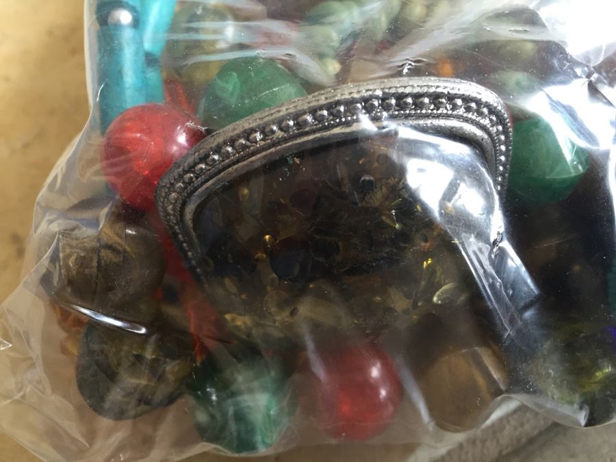 Jewelry Lot #8 - Assorted Jewelry In Large Bag [Photo 2]