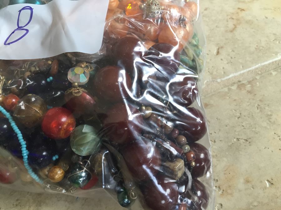 Jewelry Lot #8 - Assorted Jewelry In Large Bag [Photo 4]