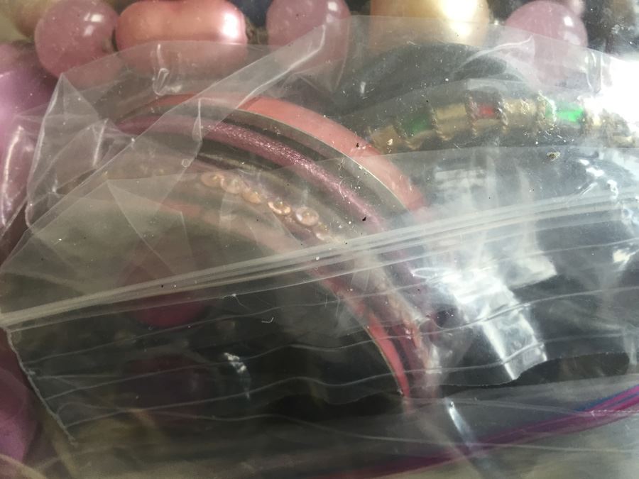 Jewelry Lot #9 - Assorted Jewelry In Large Bag [Photo 9]