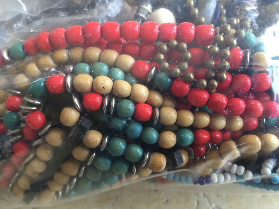 Jewelry Lot #10 - Assorted Jewelry In Large Bag [Photo 11]