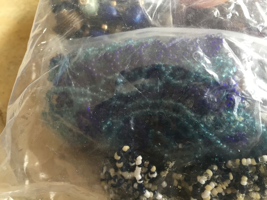 Jewelry Lot #11 - Assorted Jewelry In Large Bag [Photo 2]