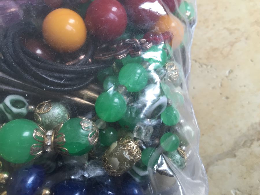 Jewelry Lot #11 - Assorted Jewelry In Large Bag [Photo 15]