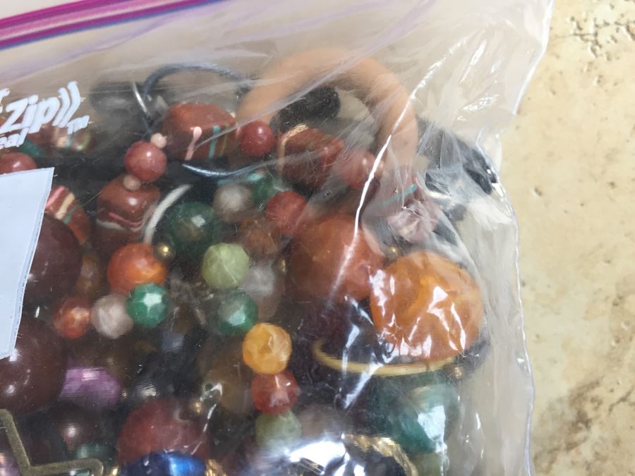 Jewelry Lot #11 - Assorted Jewelry In Large Bag [Photo 9]