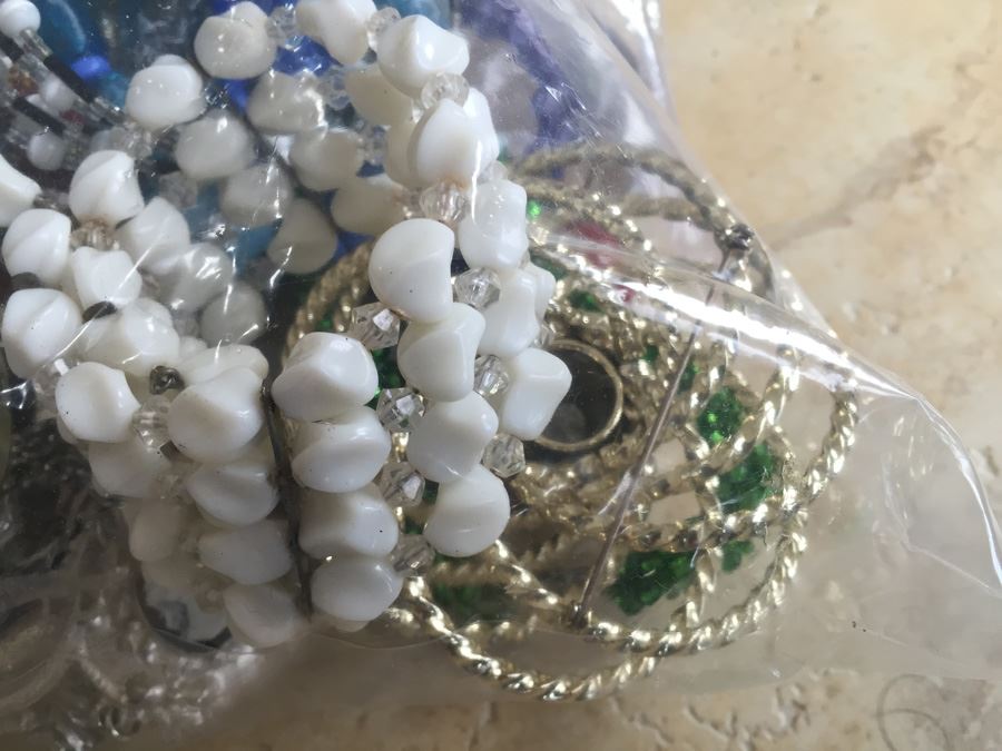 Jewelry Lot #12 - Assorted Jewelry In Large Bag [Photo 10]