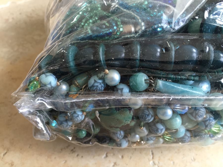 Jewelry Lot #13 - Assorted Jewelry In Large Bag [Photo 2]