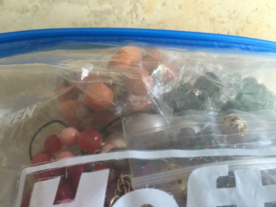 Jewelry Lot #15 - Assorted Jewelry In Large Bag [Photo 8]