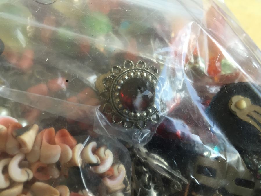 Jewelry Lot #16 - Assorted Jewelry In Large Bag [Photo 4]