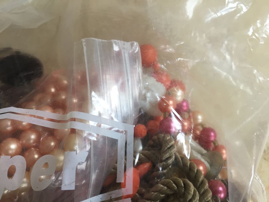 Jewelry Lot #3 - Assorted Jewelry In Large Bag [Photo 6]