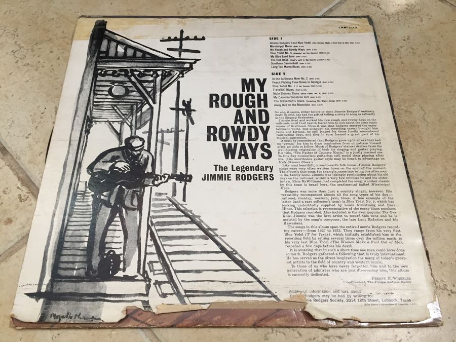 Jimmie Rodgers - My Rough And Rowdy Ways - RCA Victor ‎- LPM-2112 [Photo 2]