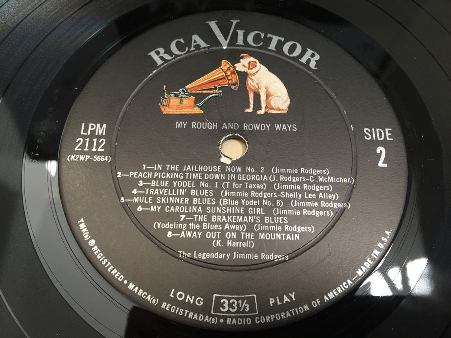 Jimmie Rodgers - My Rough And Rowdy Ways - RCA Victor ‎- LPM-2112