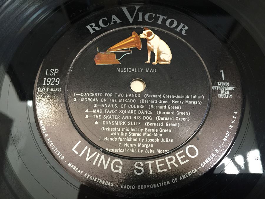 Bernie Green - Musically Mad - RCA Victor - LSP-1929 [Photo 4]