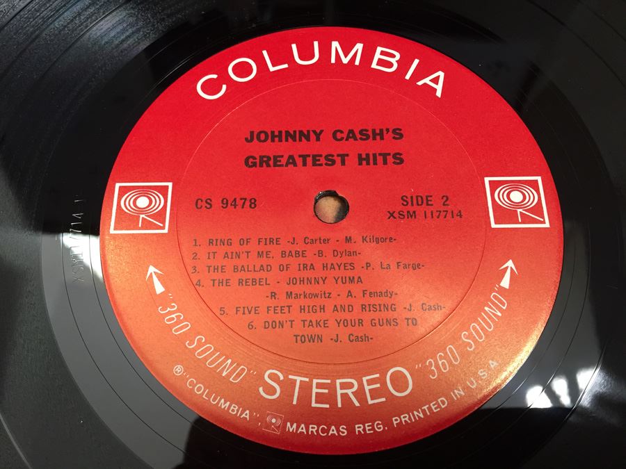 Johnny Cash - Greatest Hits Volume 1 - Columbia ‎- CS 9478 [Photo 6]