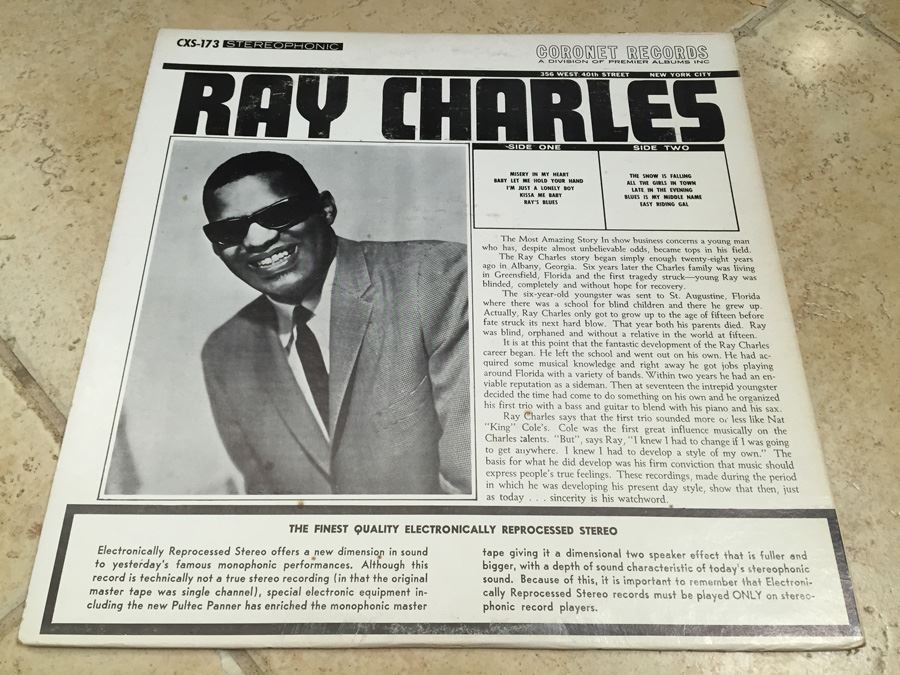 Ray Charles - Ray Charles - Coronet Records ‎- CXS-173 [Photo 2]