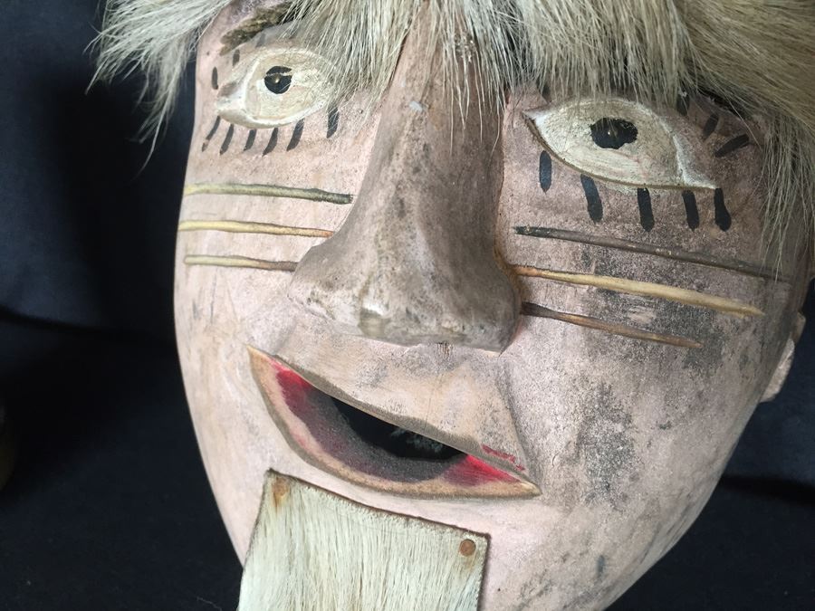 Hand Painted Hand Carved Mask [Photo 3]