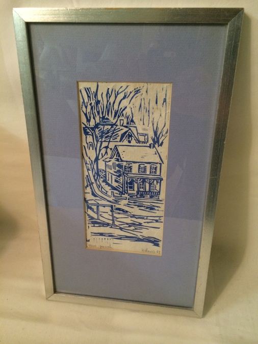 Blue & White Print - Limited Edition 2/200 K davis 69 Pavish [Photo 1]