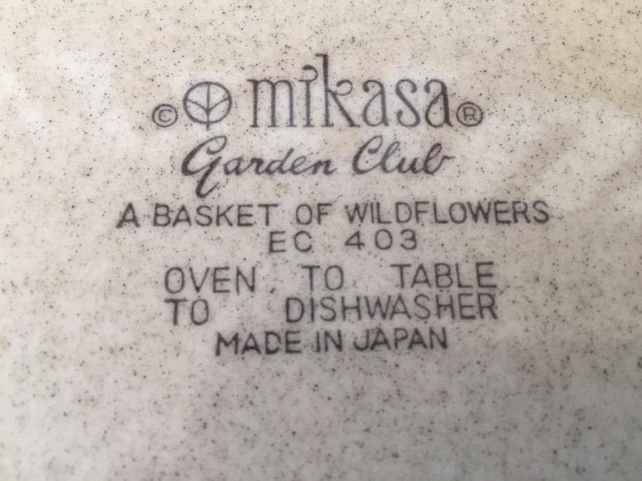 Mikasa Garden Club Plates, Bowls, Cups And Saucers [Photo 3]