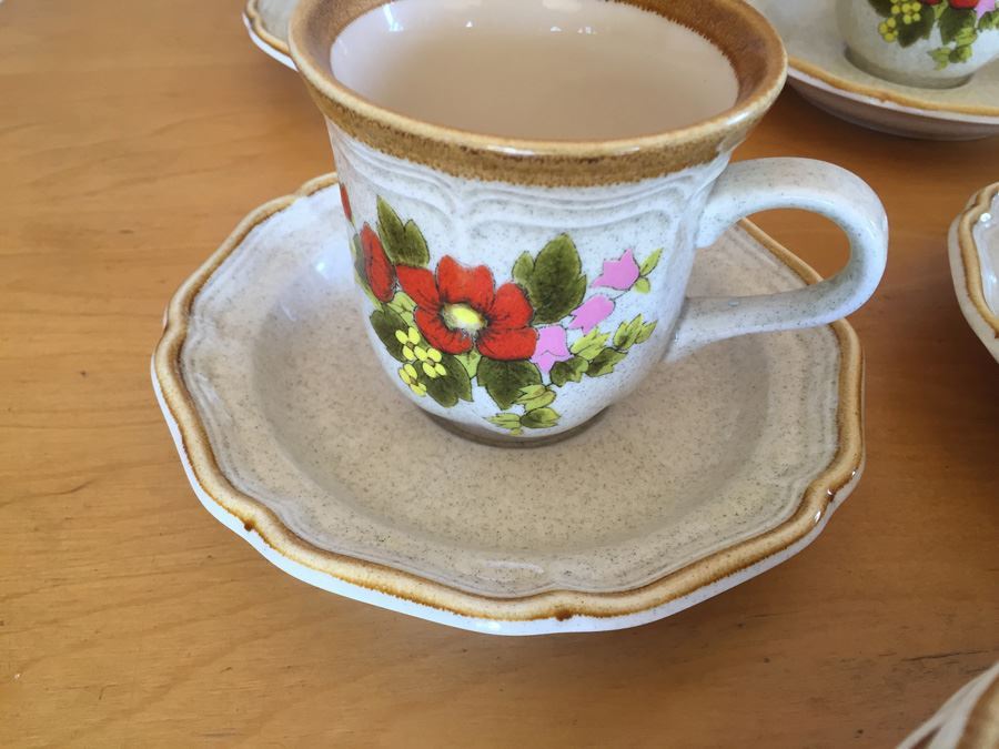 Mikasa Garden Club Plates, Bowls, Cups And Saucers [Photo 2]