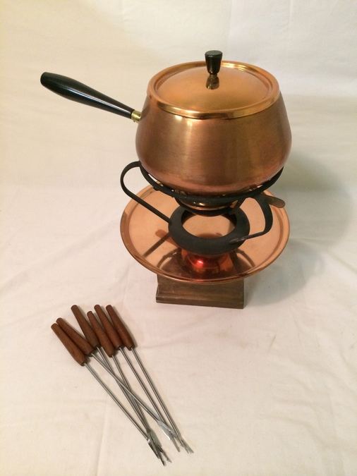 Copper Fondue Set [Photo 1]
