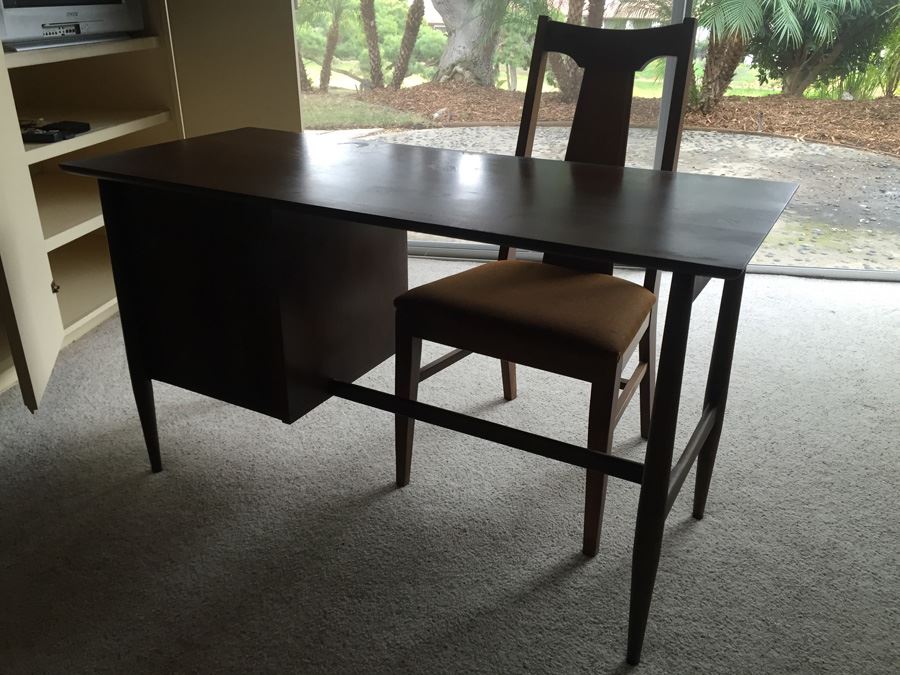 Mid-Century Modern Desk And Mid-Century Modern Chair [Photo 5]