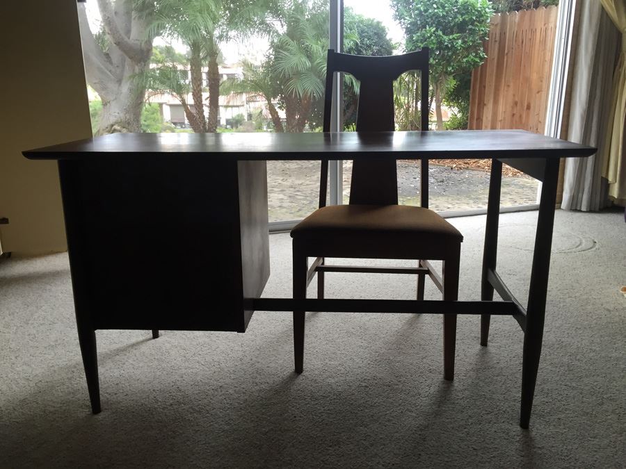 Mid-Century Modern Desk And Mid-Century Modern Chair [Photo 4]