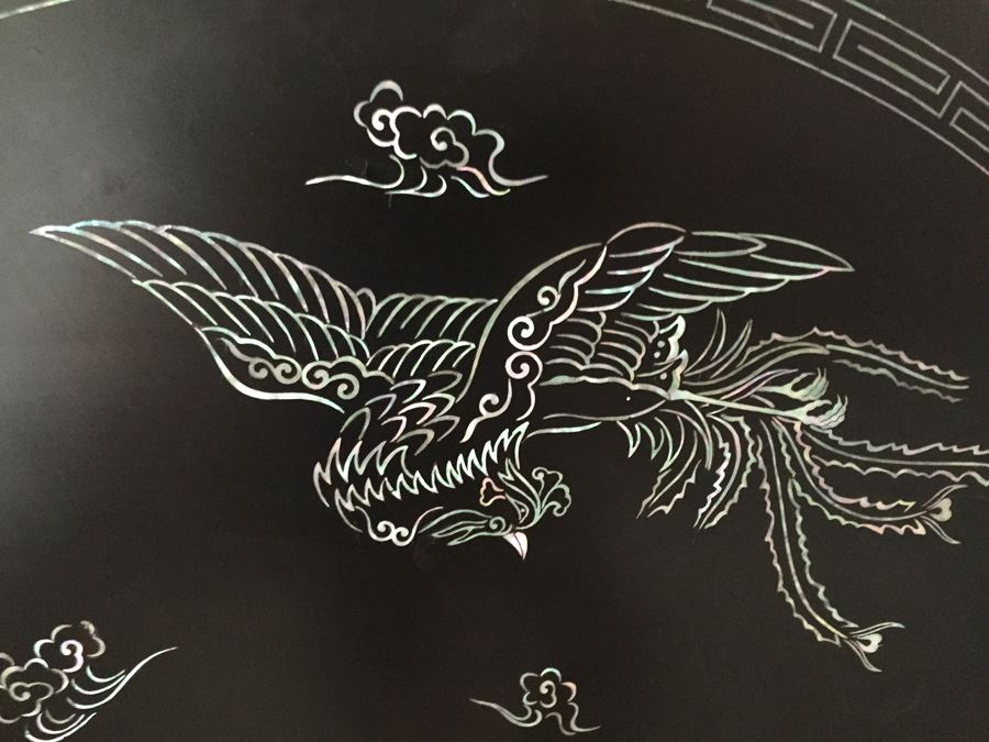 Old Japanese Black Lacquer Table Top - Estimate $750 [Photo 5]