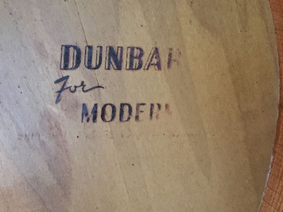 Edward Wormley / DUNBAR Mid Century Modern Deco Burlwood Pedestal Coffee Table Base Needs Glass Top - Estimate $4,000+ [Photo 3]