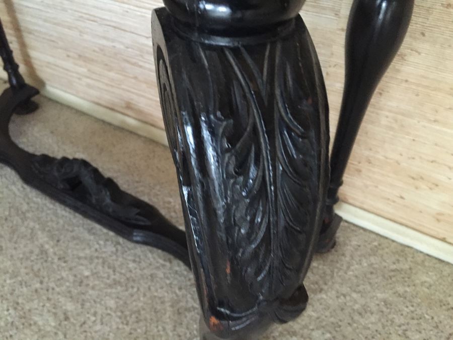 Chinoiserie Red Lacquer High Boy Double Door Chest And Stand - Estimate $1,500 [Photo 7]